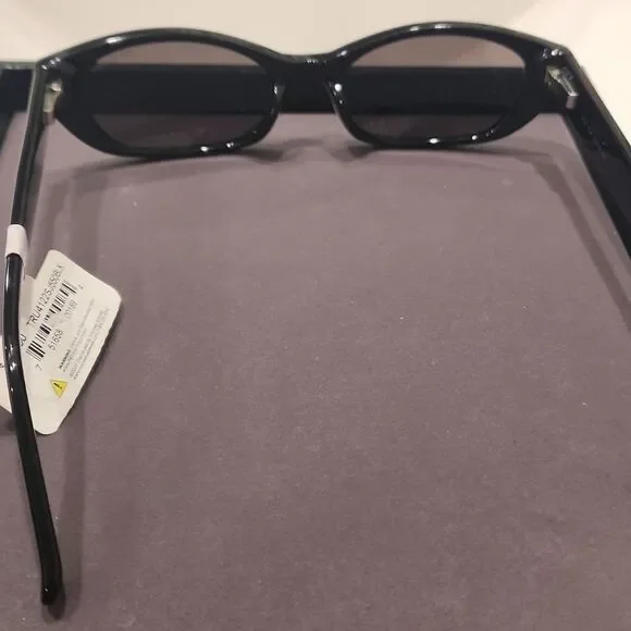 True Religion Narrow Lense Sunglasses- Black